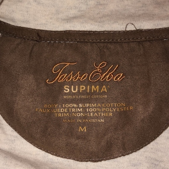 Men’s Tasso Elba Supima 100% Cotton 1/4 Zip Long Sleeve Lightweight Sweatshirt - Picture 8 of 8